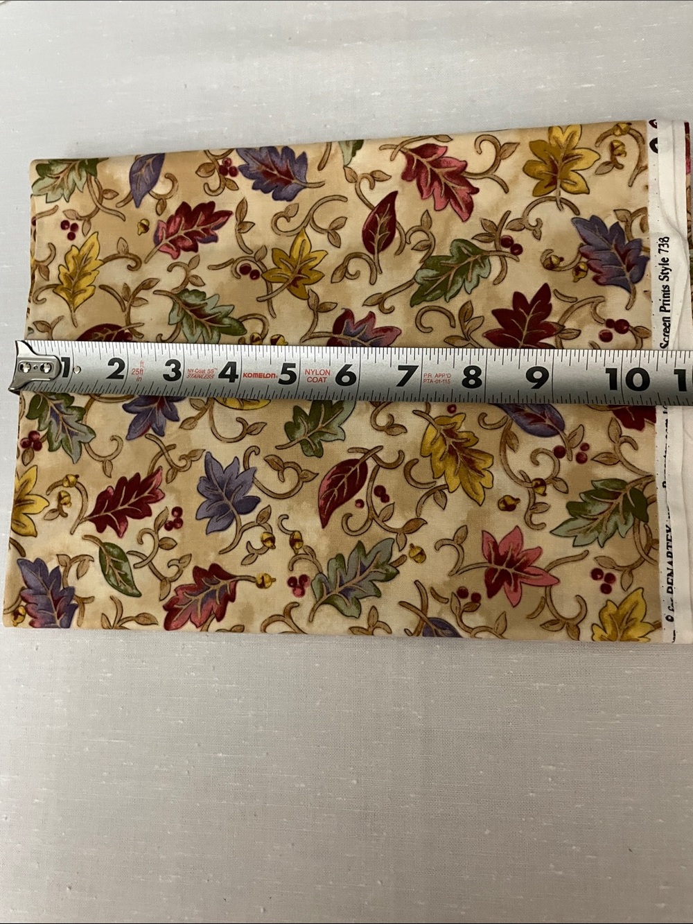 4–5 LB MIXED THANKSGIVING HARVEST FABRIC BUNDLE • USABLE PIECES • CRAFT & SEWING - Picture 7 of 9